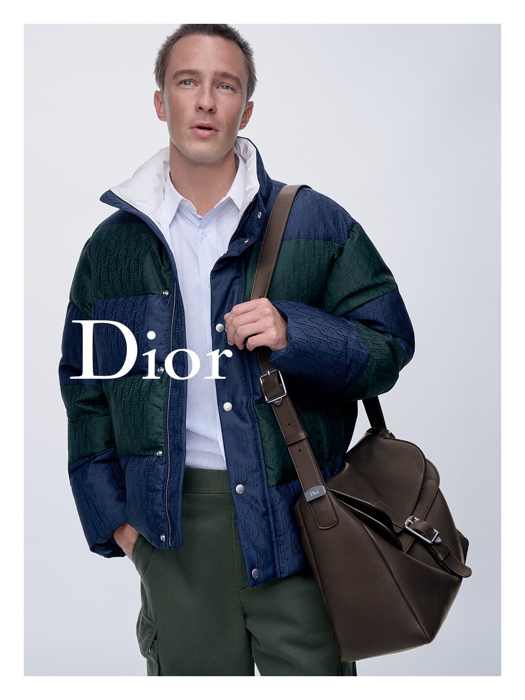 Dior Monogram Colour-Block Puffer Jacket