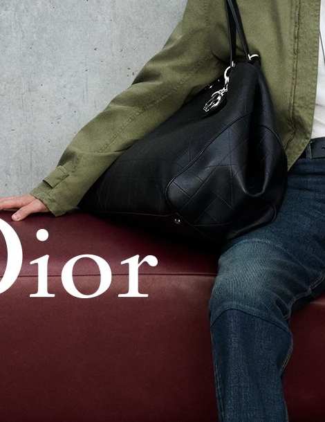 Dior Black Oversized Leather Bag — Editorial Selection