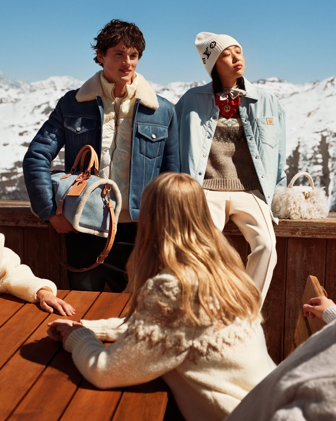 Louis Vuitton Alpine Shearling-Trim Jacket