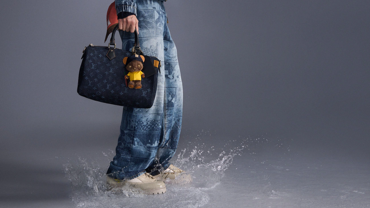 Louis Vuitton Blue Monogram Tote