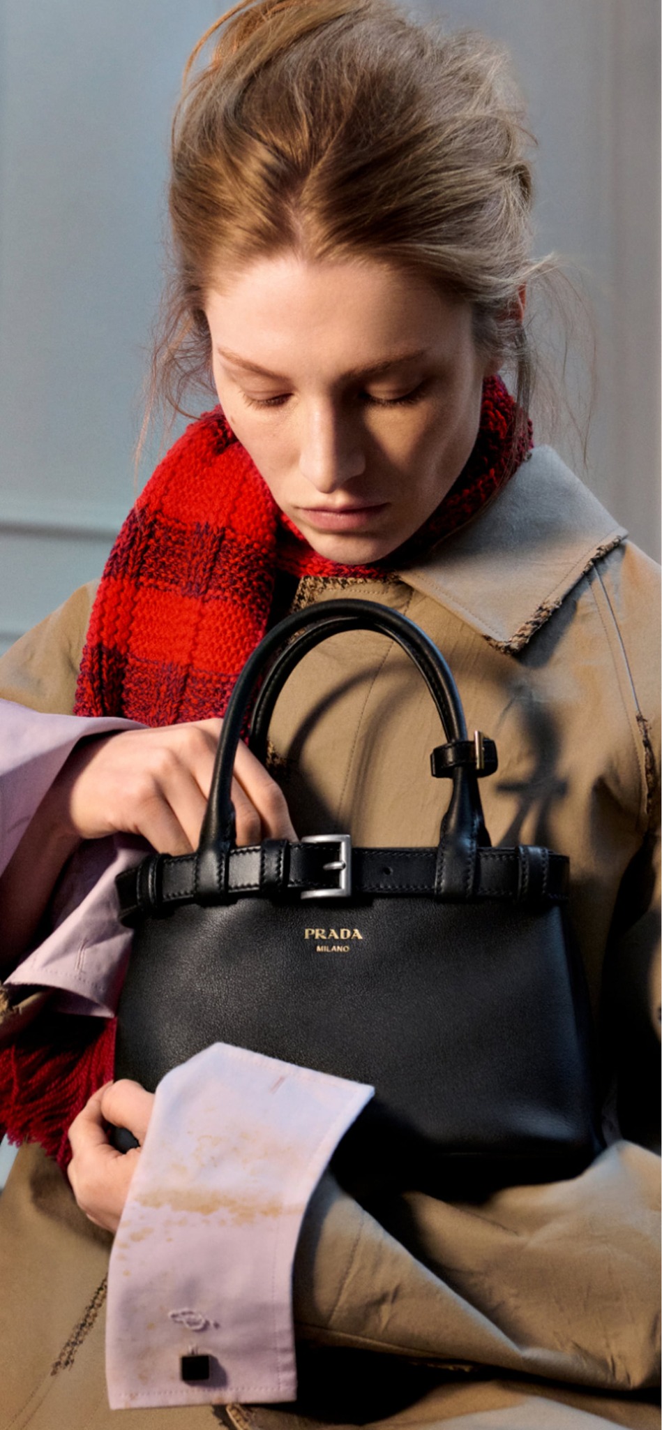Prada Black Top-Handle Bag